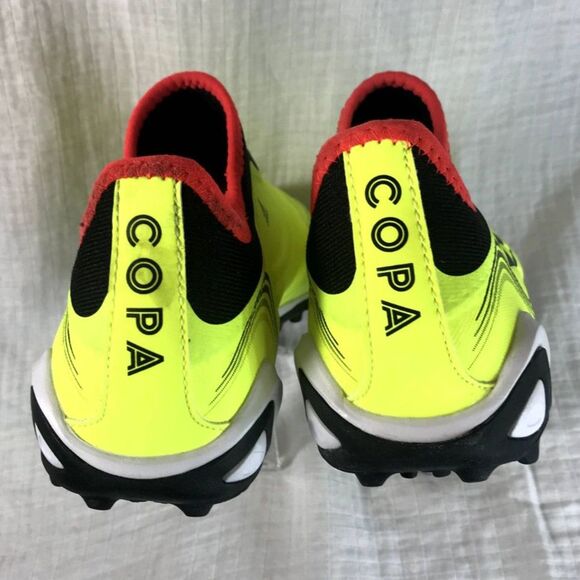 Adidas Turf Copa Sense.3 Soccer/Football Shoes M Sz 7/W Sz 8 Neon Yellow Lt Wt - Picture 3 of 11